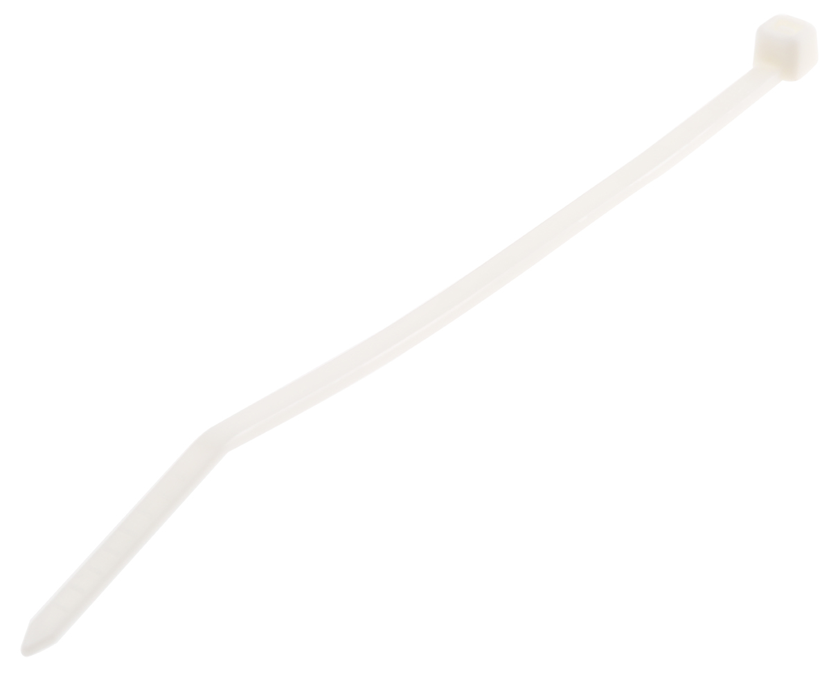 Thomas & Betts Cable Tie, Cable Tie, 100 mm x 2.5mm, White Polyamide 66