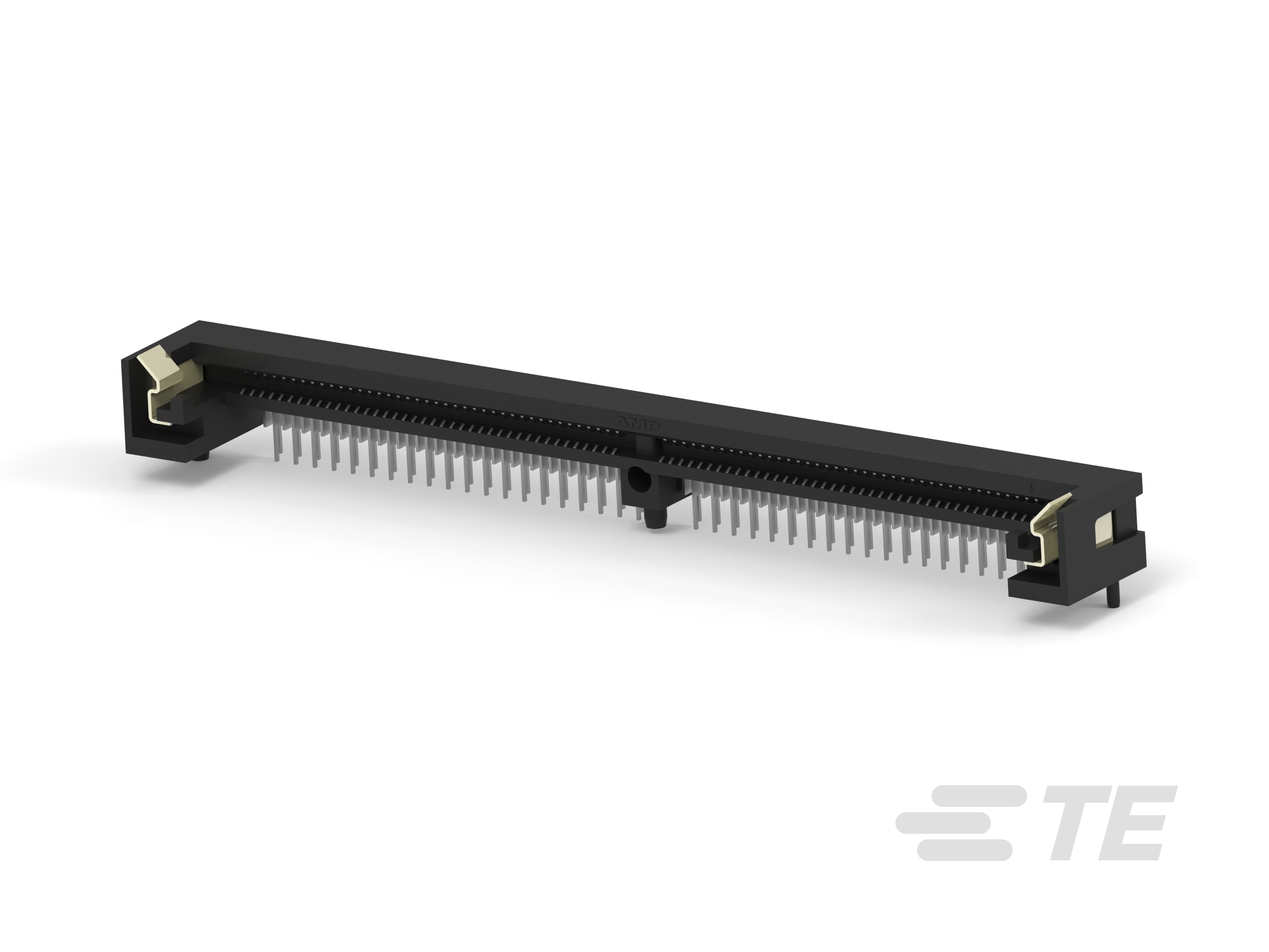 TE Connectivity 1.27 mm Pitch 80 Way, Vertical Board Mount Memory Socket ,100V