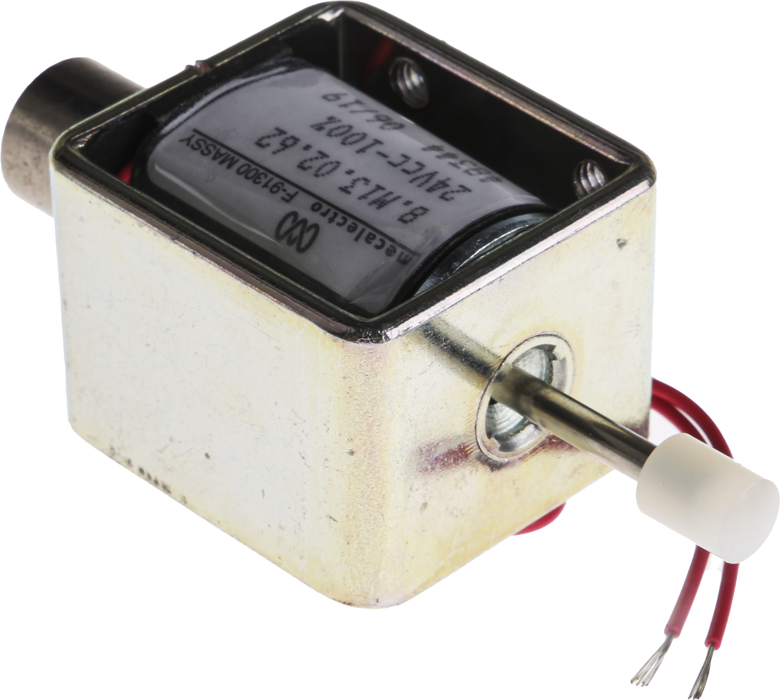 Mecalectro 8.M.13.02.62 Linear Solenoid, 24V dc 35.3 mm 31.8mm 25.4 mm