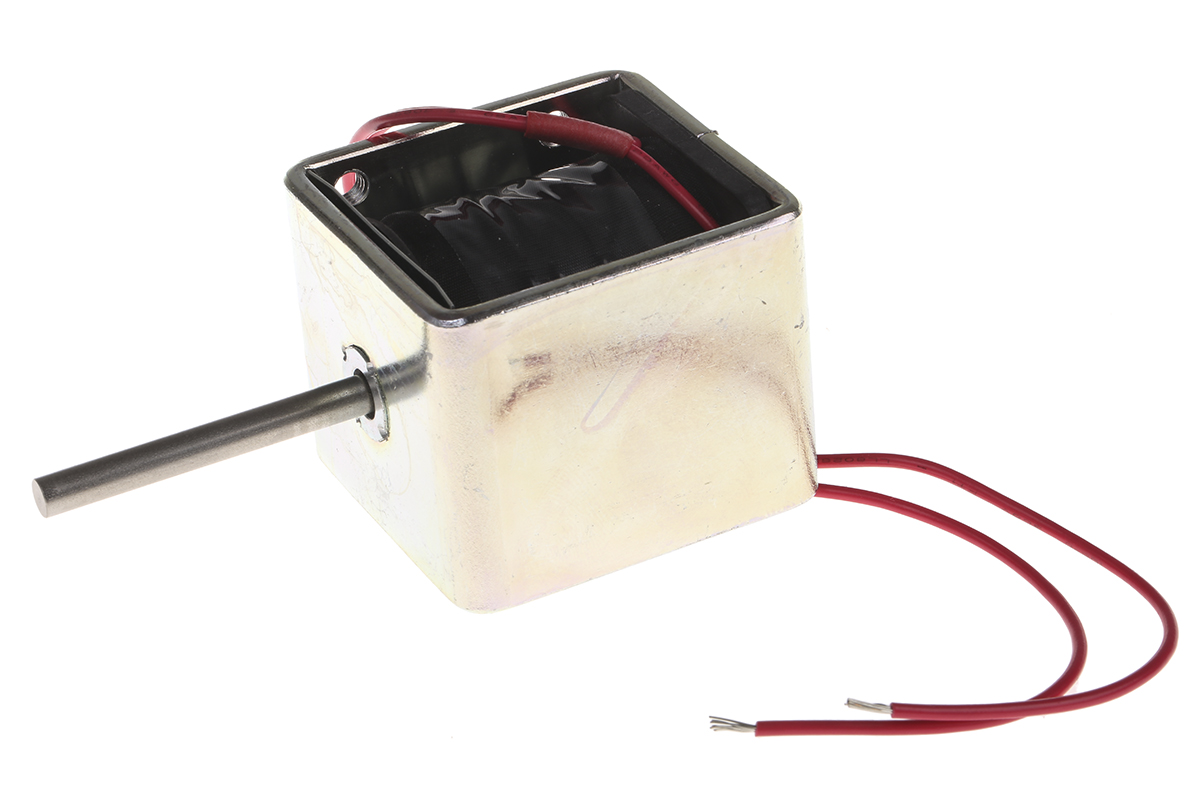 Mecalectro Linear Solenoid, 12V dc 50.8 mm 49mm 41.3 mm