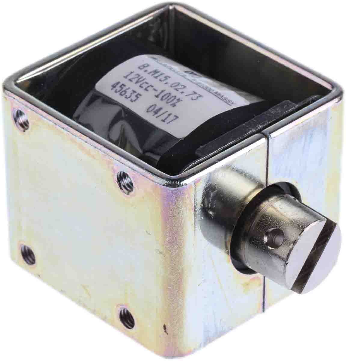 Mecalectro Linear Solenoid, 12V 50.8 mm 49mm 41.3 mm