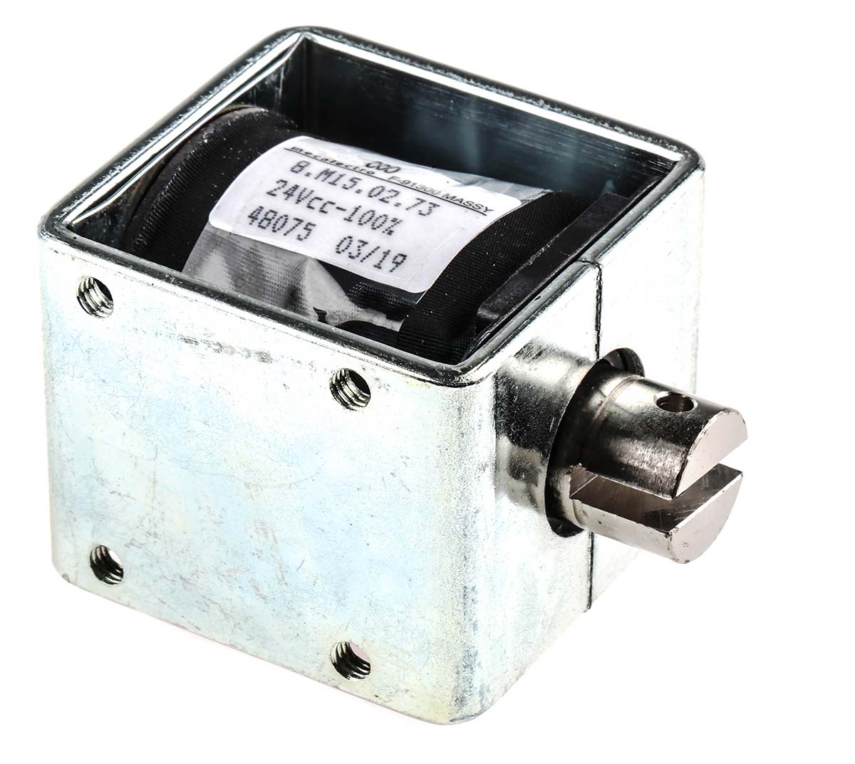 Mecalectro Linear Solenoid, 24V dc 50.8 mm 49mm 41.3 mm