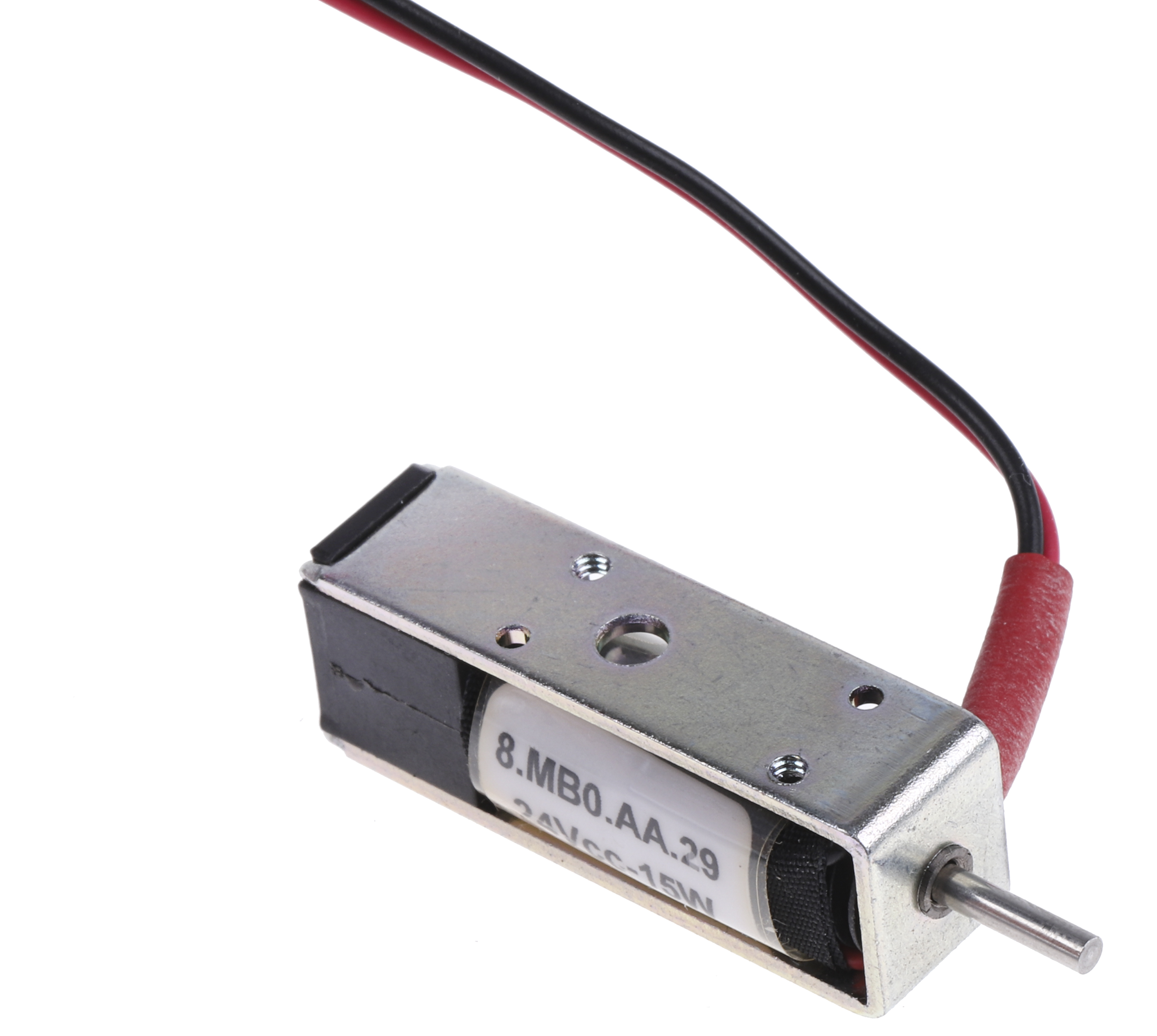 Mecalectro Linear Solenoid, 24V 36 mm 12.7mm 10 mm