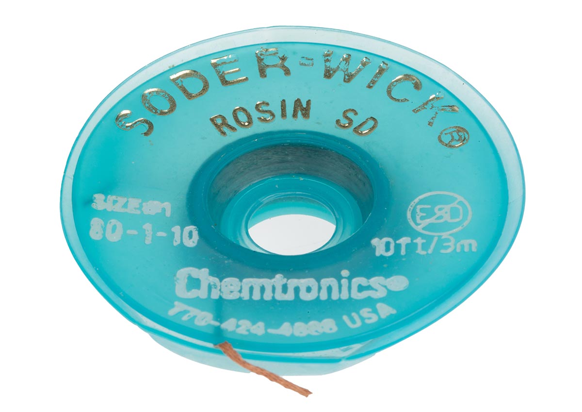 Solder Wick 3 m De-Soldering Braid, Width 0.8 mm