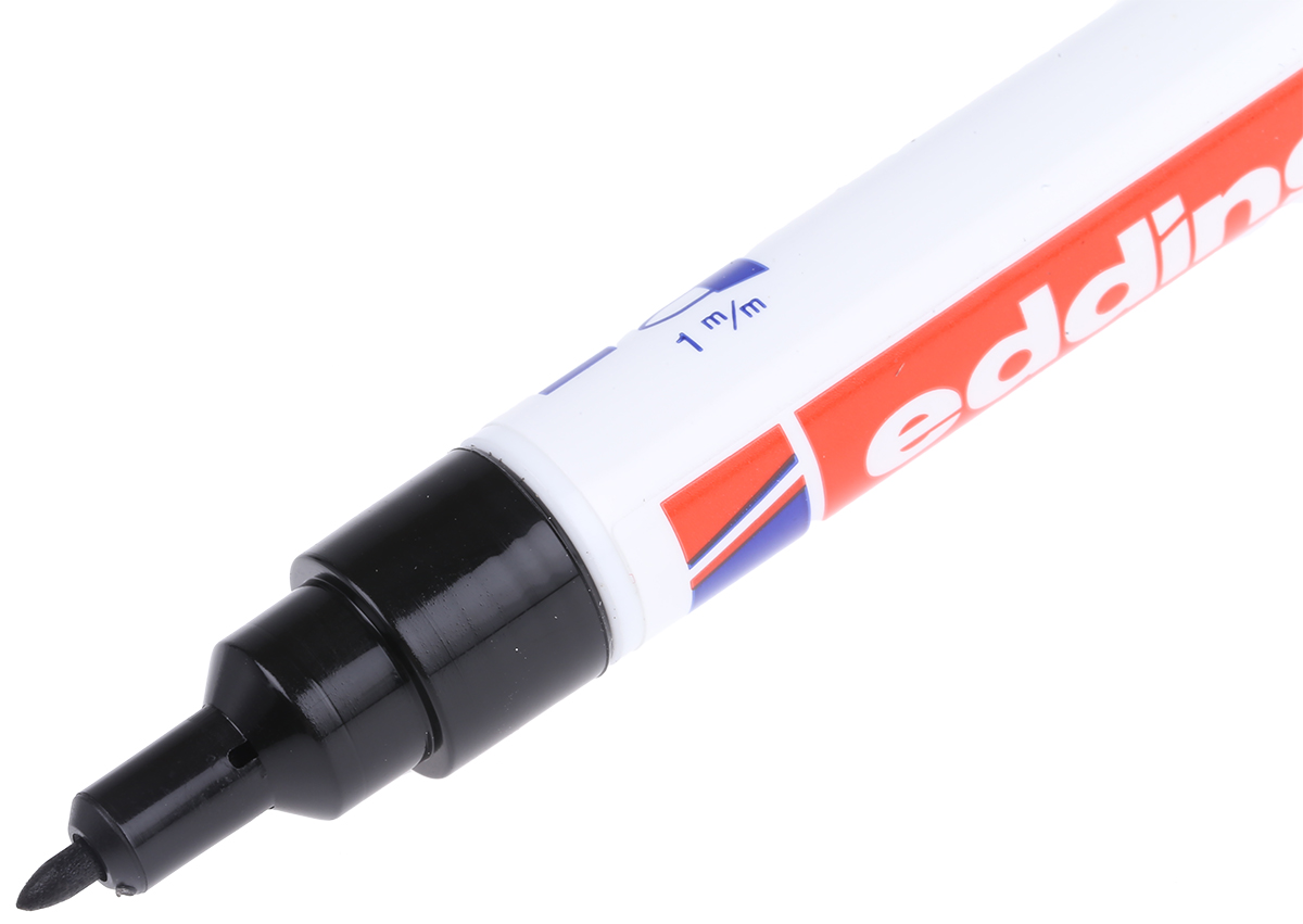 8000-001 Edding Extra Fine Tip Black Marker Pen