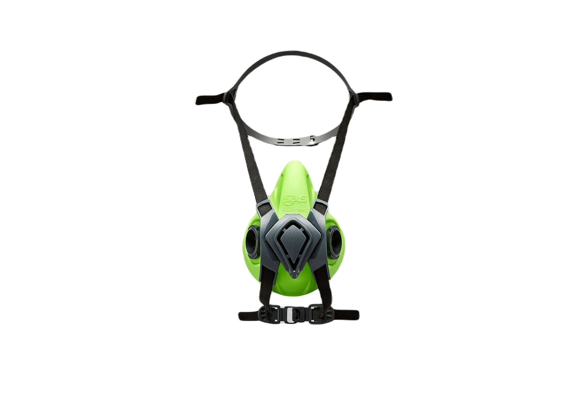 BLS BLS 4000next Series Half Mask Replacement Filter Included Reusable Respirator, Size M/L Hypoallergenic