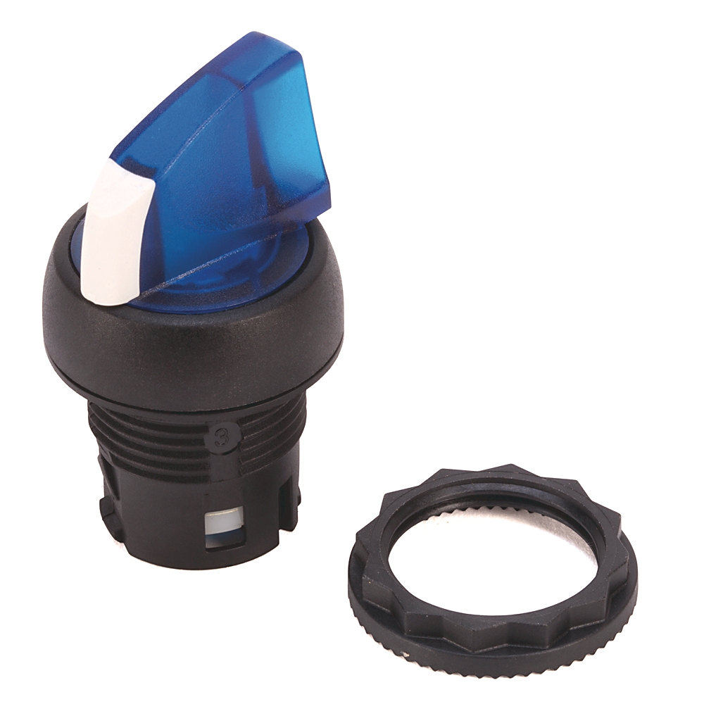 Rockwell Automation 800FM Series Blue Spring Return Push Button Switch, 22.5 mm Cutout, IP66