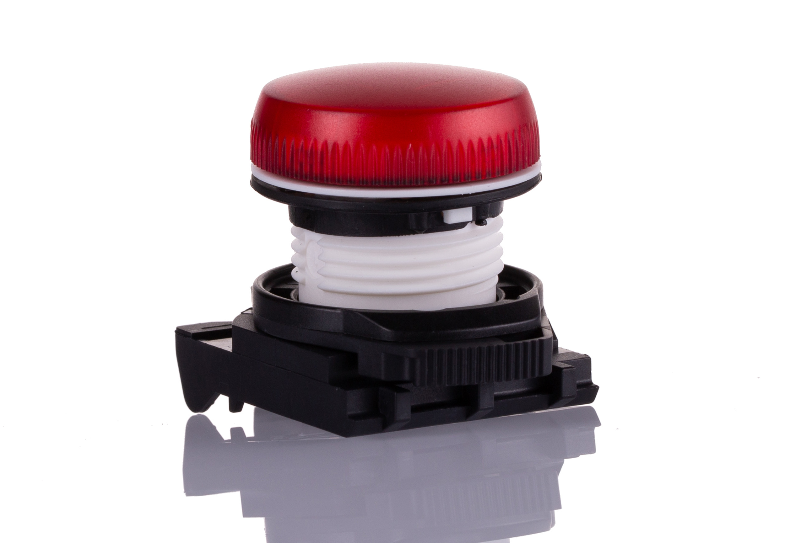 800fp-p4pn7r Allen Bradley, 800F, Panel Red LED Pilot Light, 22 mm Cutout, IP66, Round, 240V ac