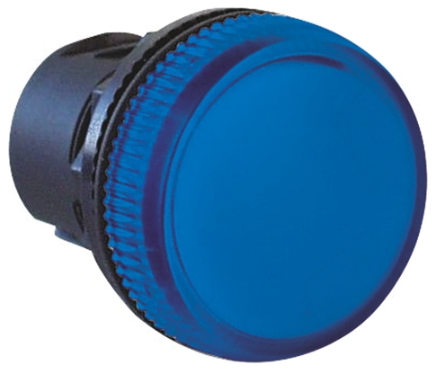 Allen Bradley Blue Pilot Light Head, 22 mm Cutout 800F Series