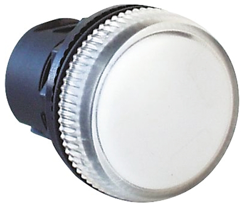 Allen Bradley White Pilot Light Head, 22 mm Cutout 800F Series