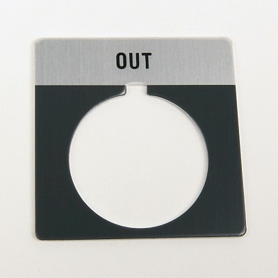 Allen Bradley Legend Plate for Use with 30 mm Pushbutton