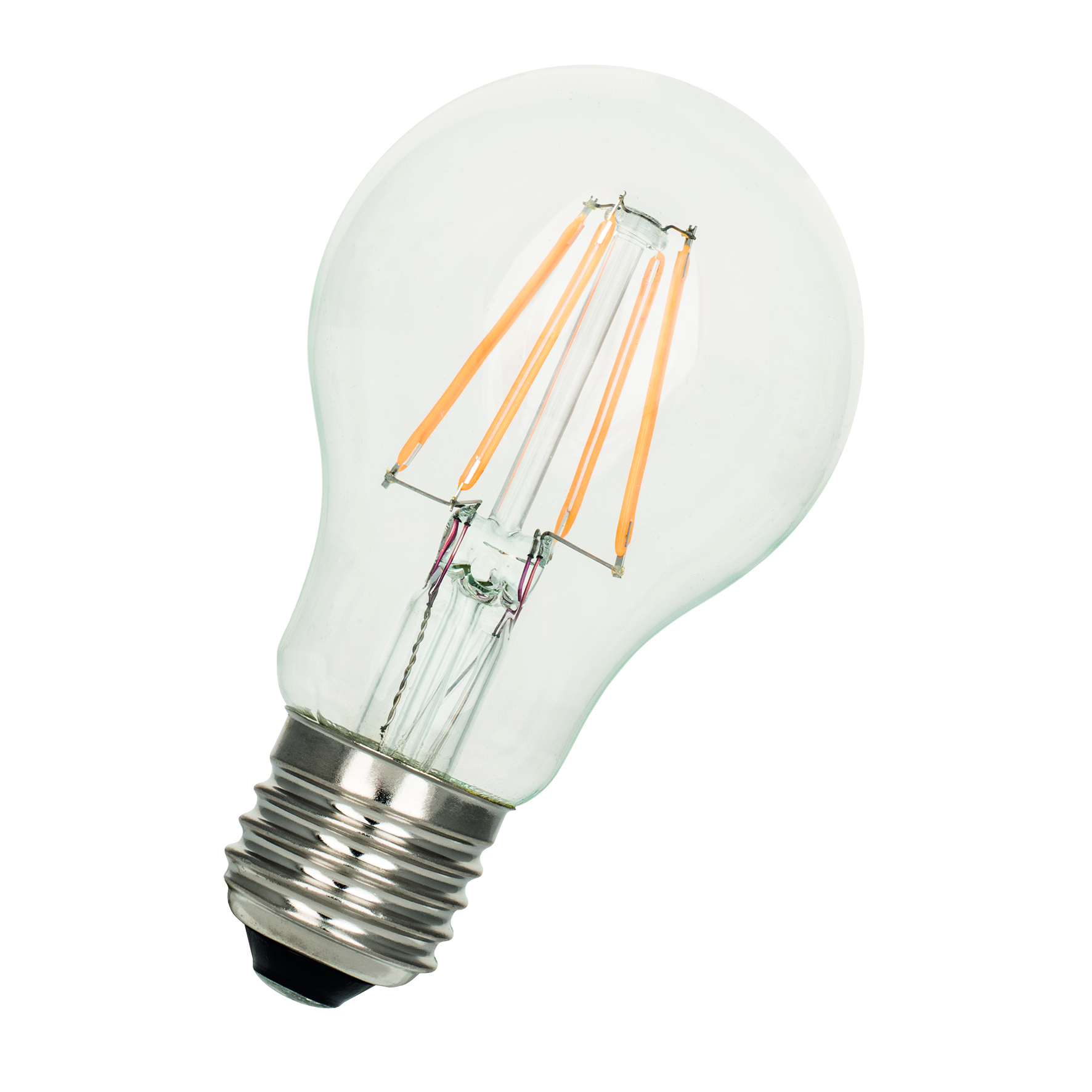 Bailey Electric LED Filament GLS E27 LED Bulbs, Warm White, Clear, Pear shape
