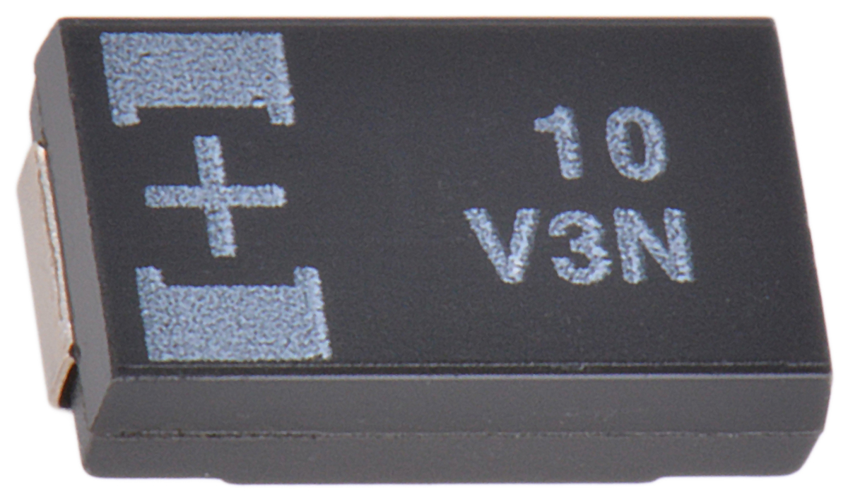 Panasonic 10μF Surface Mount Polymer Capacitor, 35V dc