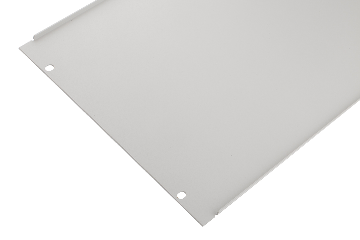RS PRO Grey Steel, 6 U 483 mm 9mm