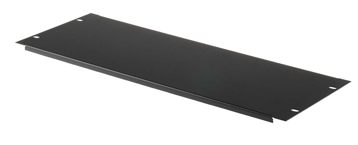 RS PRO Black Steel, 4 U 483 mm 9mm