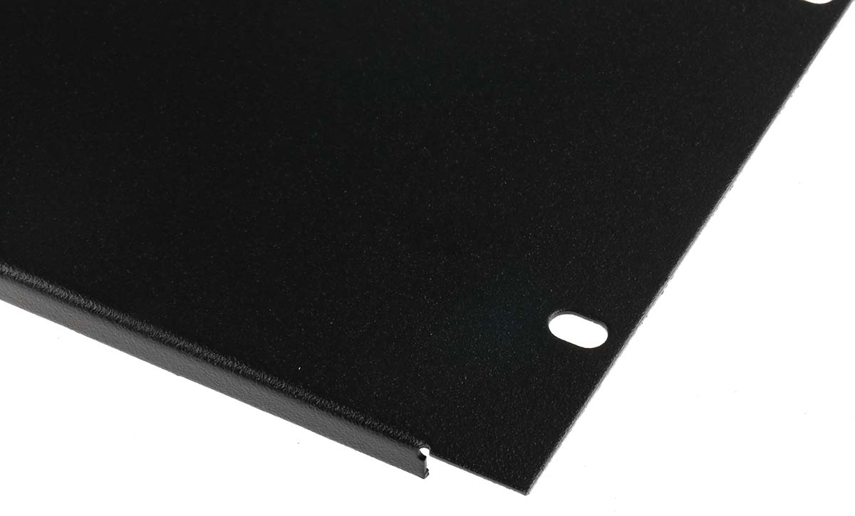 802-0251 RS PRO Black Steel, 4 U 483 mm 9mm