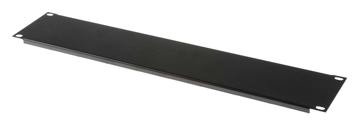 RS PRO Black Steel, 2 U 483 mm 9mm