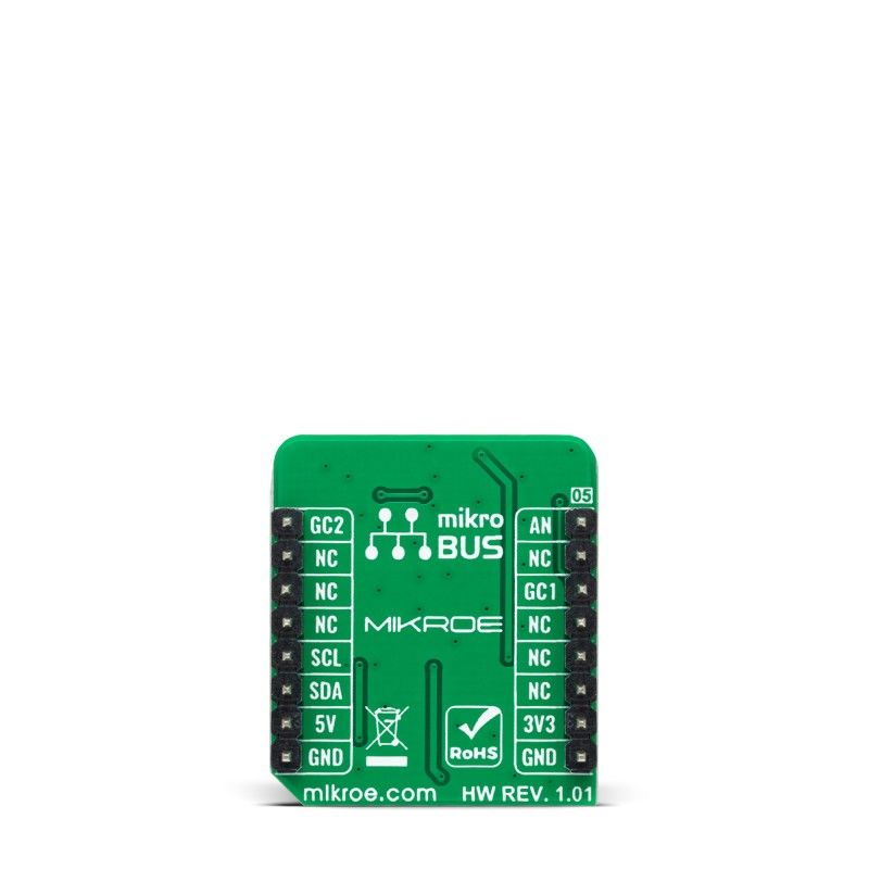 mikroe-4781 MikroElektronika Ambient 12 Click Ambient Light Sensor Add On Board for MCP3221, BH1620FVC mikroBUS Socket
