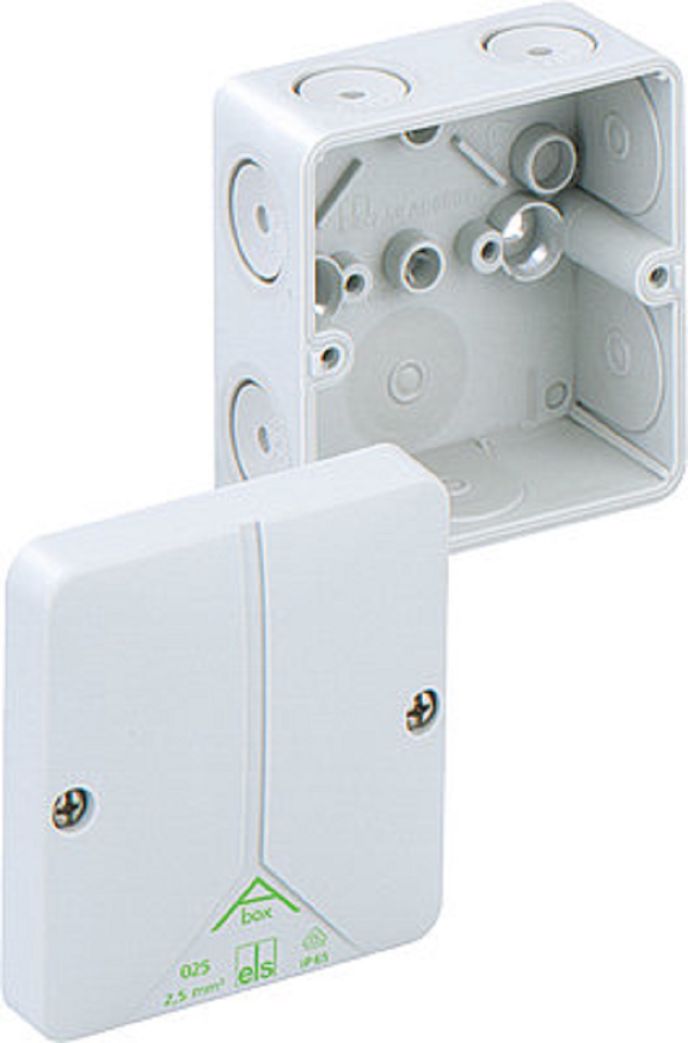 Spelsberg Abox 025-L Series Grey Polystyrene Junction Box, IP66, 80 mm, 80mm 52 mm