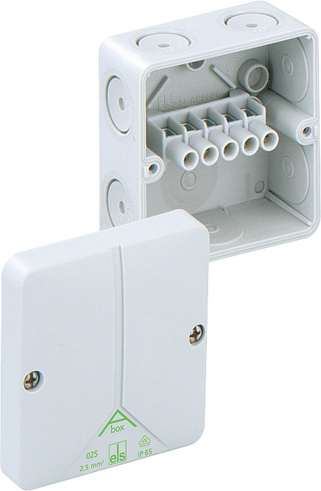 Spelsberg Grey Polystyrene Junction Box, IP65, 80 mm, 80mm 52 mm