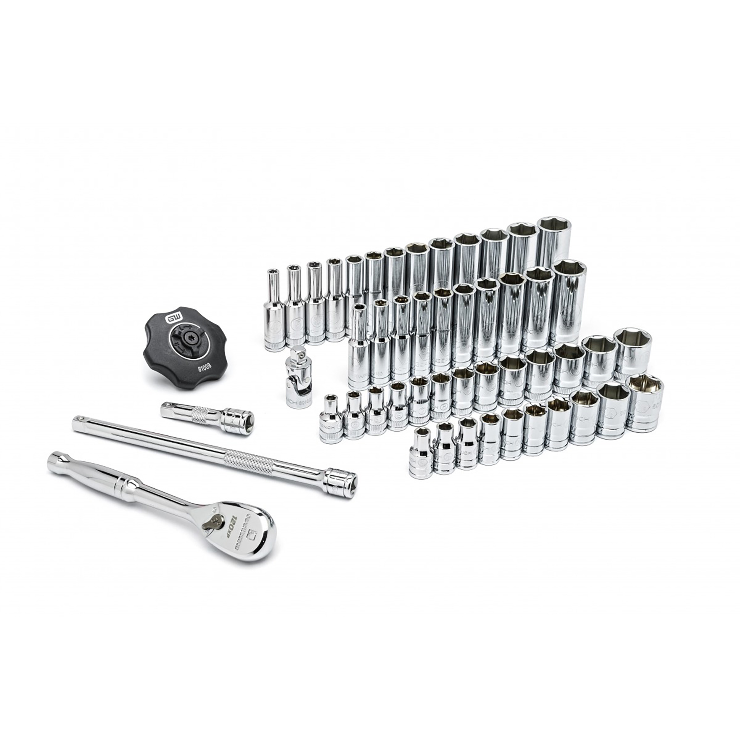 GearWrench 51-Piece 1/4 in 6 Point Socket Set