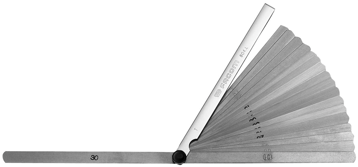 804l Facom 804.L Feeler Gauge, 19 Blades