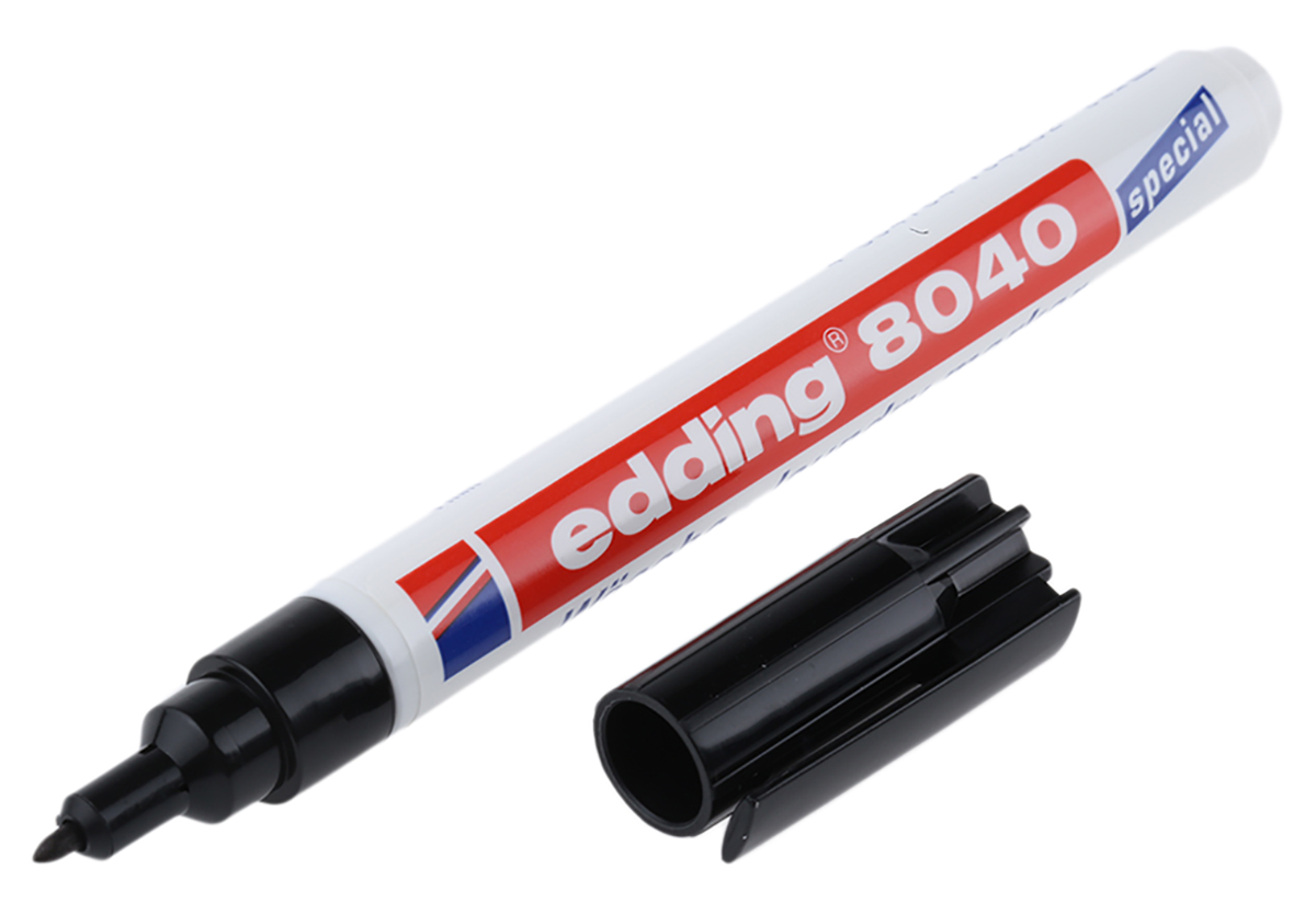 8040-001 Edding Extra Fine Tip Black Marker Pen