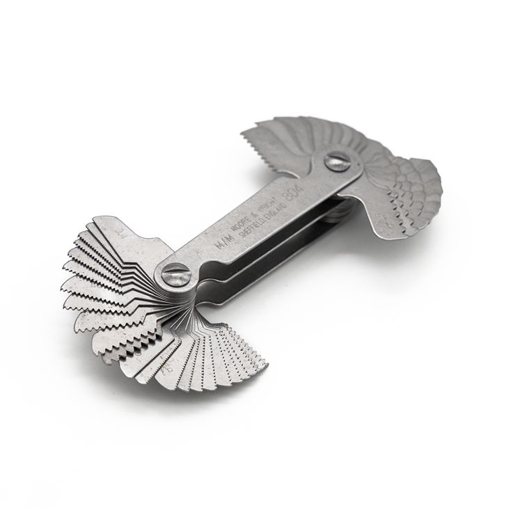 804 Moore & Wright, 49 Blades Thread Pitch Gauge