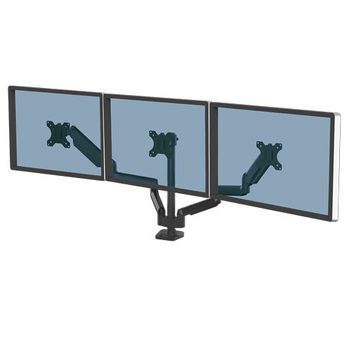 Fellowes Monitor Arm, Max 27 in Monitor, 3 Supported Display(s) Extension Arm