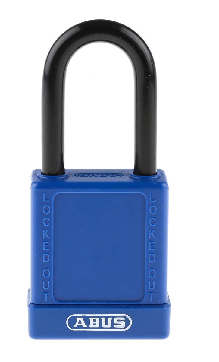 ABUS Key Aluminium, Steel Safety Padlock Weatherproof, 6.5 mm Shackle, 38 mm Body