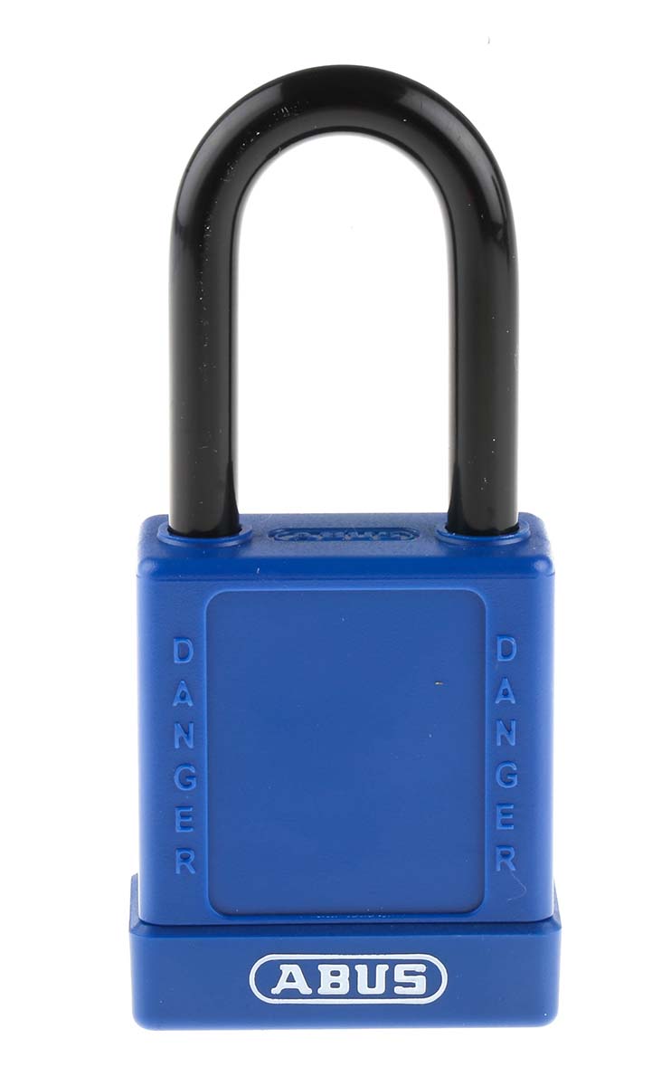 805-5471 ABUS Key Aluminium, Steel Safety Padlock Weatherproof, 6.5 mm Shackle, 38 mm Body