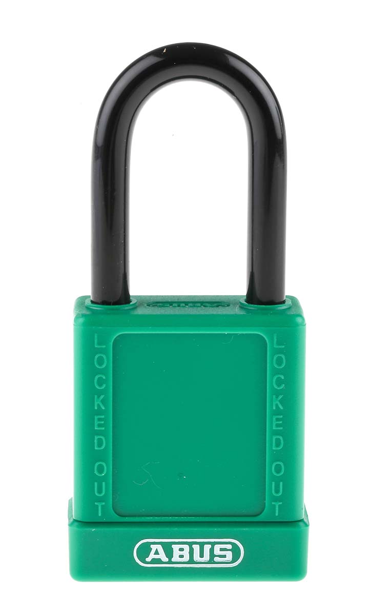 ABUS Key Aluminium, Steel Safety Padlock Weatherproof, 6.5 mm Shackle, 4 mm Body