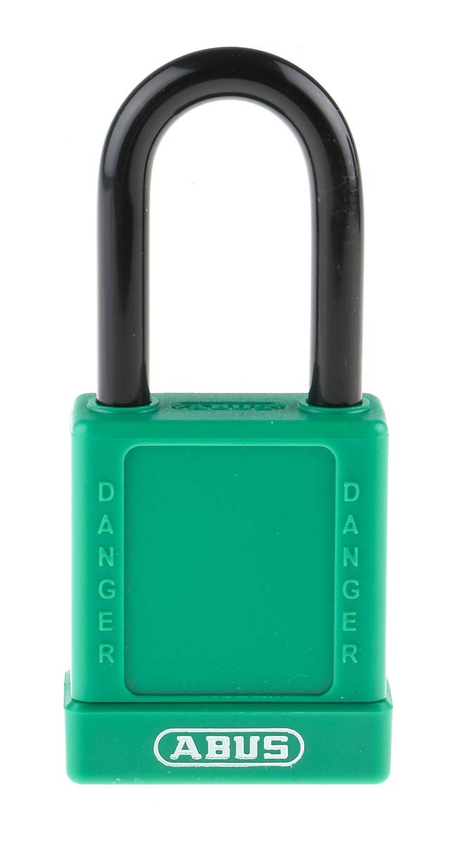 805-5480 ABUS Key Aluminium, Steel Safety Padlock Weatherproof, 6.5 mm Shackle, 4 mm Body