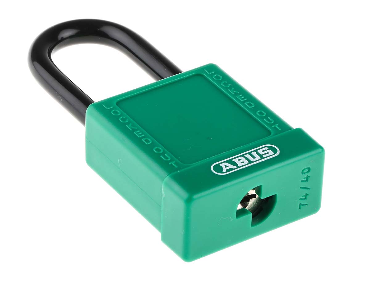 805-5480 ABUS Key Aluminium, Steel Safety Padlock Weatherproof, 6.5 mm Shackle, 4 mm Body