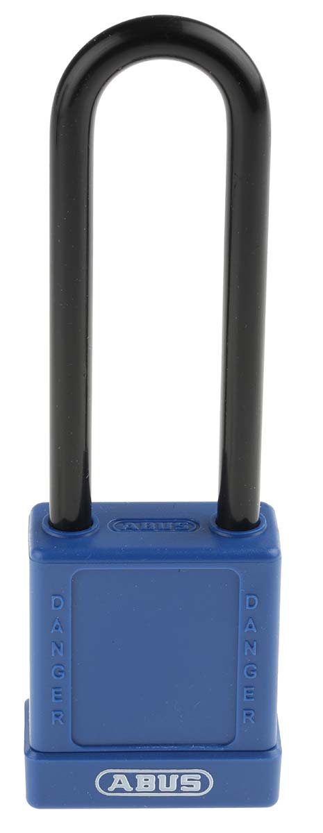 805-5496 ABUS Key Steel, Aluminium Safety Padlock Weatherproof, 6.5 mm Shackle, 38 mm Body