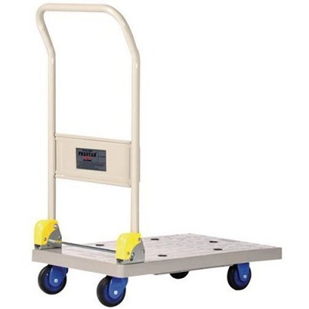 FIMM 1 2 Fixed + 2 Swivel Trolley, 710 mm, 150 kg Load, 455 mm
