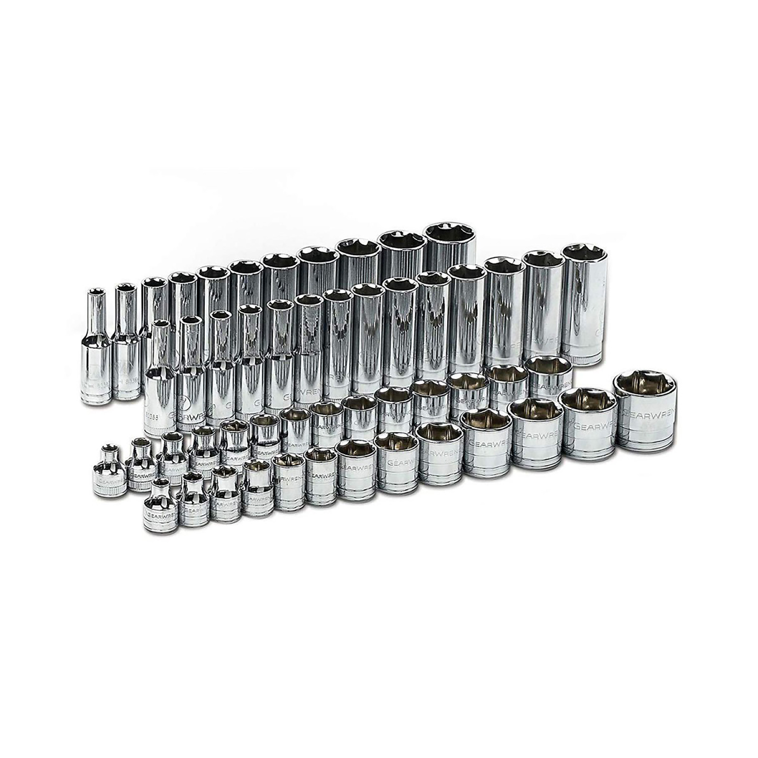 GearWrench 56-Piece 3/8 in 6 Point Socket Set