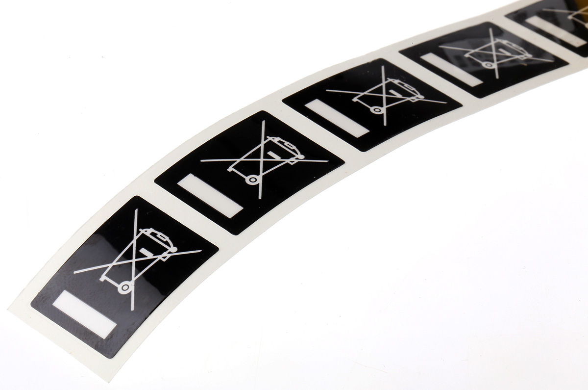 Brady Adhesive Pre-Printed Adhesive Label. Quantity: 500 Per Pack
