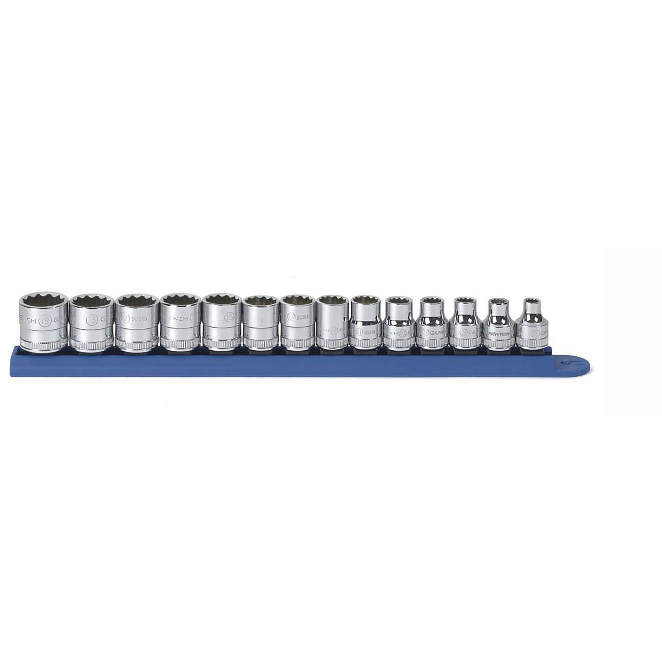 GearWrench 14-Piece 3/8 in Bit, Deep, Plug Socket, Standard Socket Set