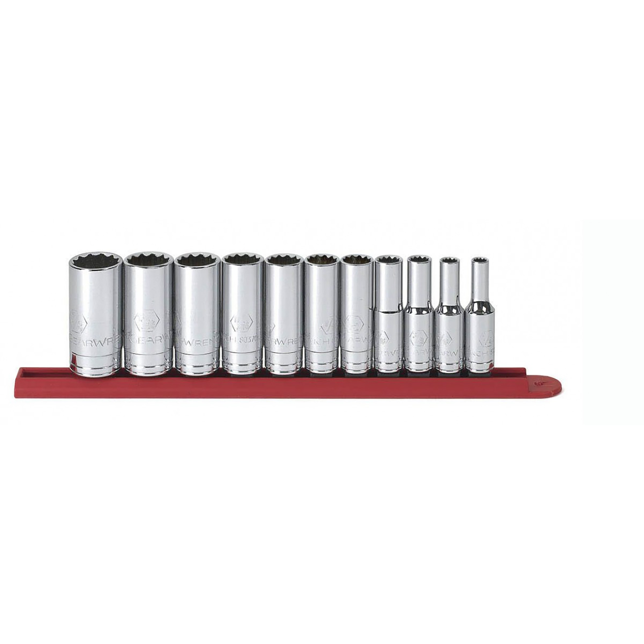 GearWrench 11-Piece 3/8 in Bit, Deep, Plug Socket, Standard Socket Set