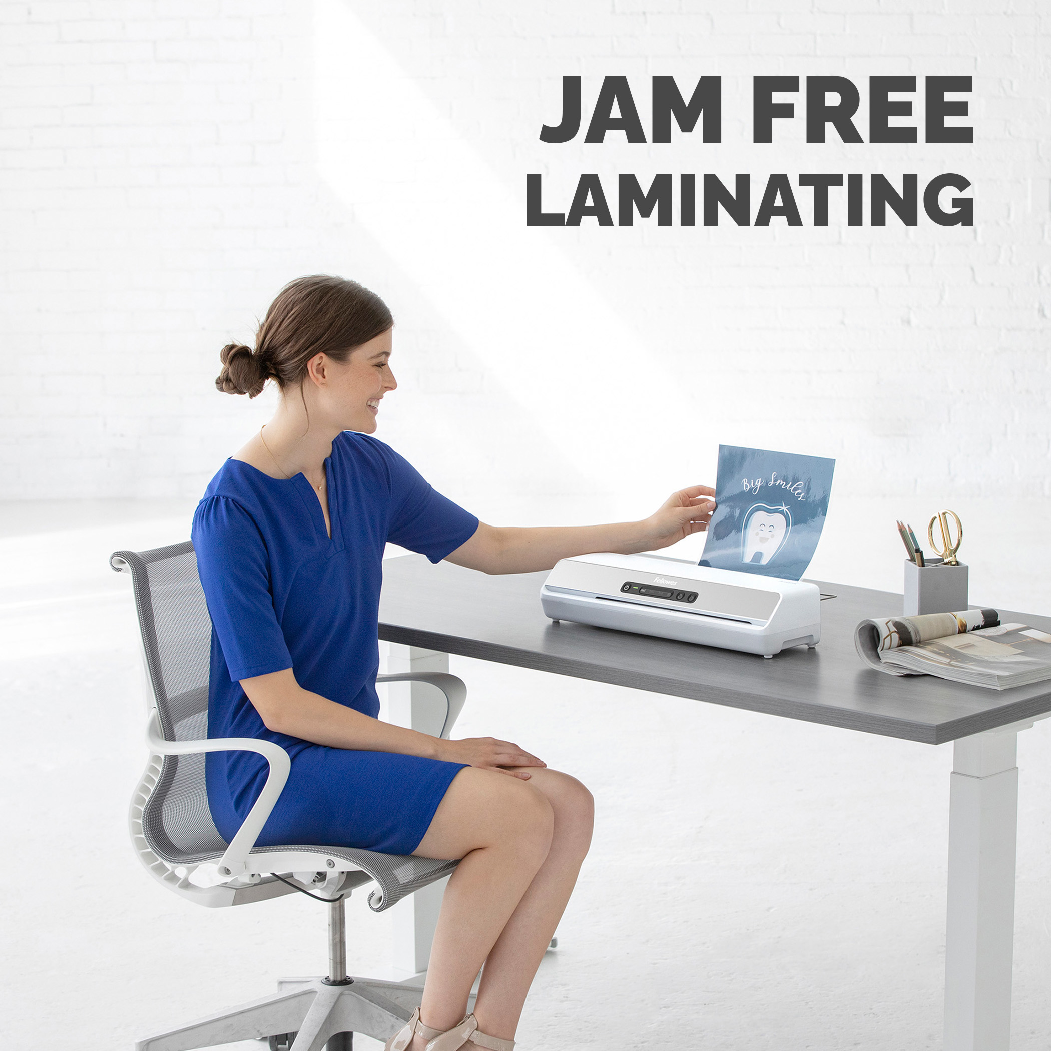 8058601 Fellowes AMARIS A3 Hot A3 Laminator White, Grey
