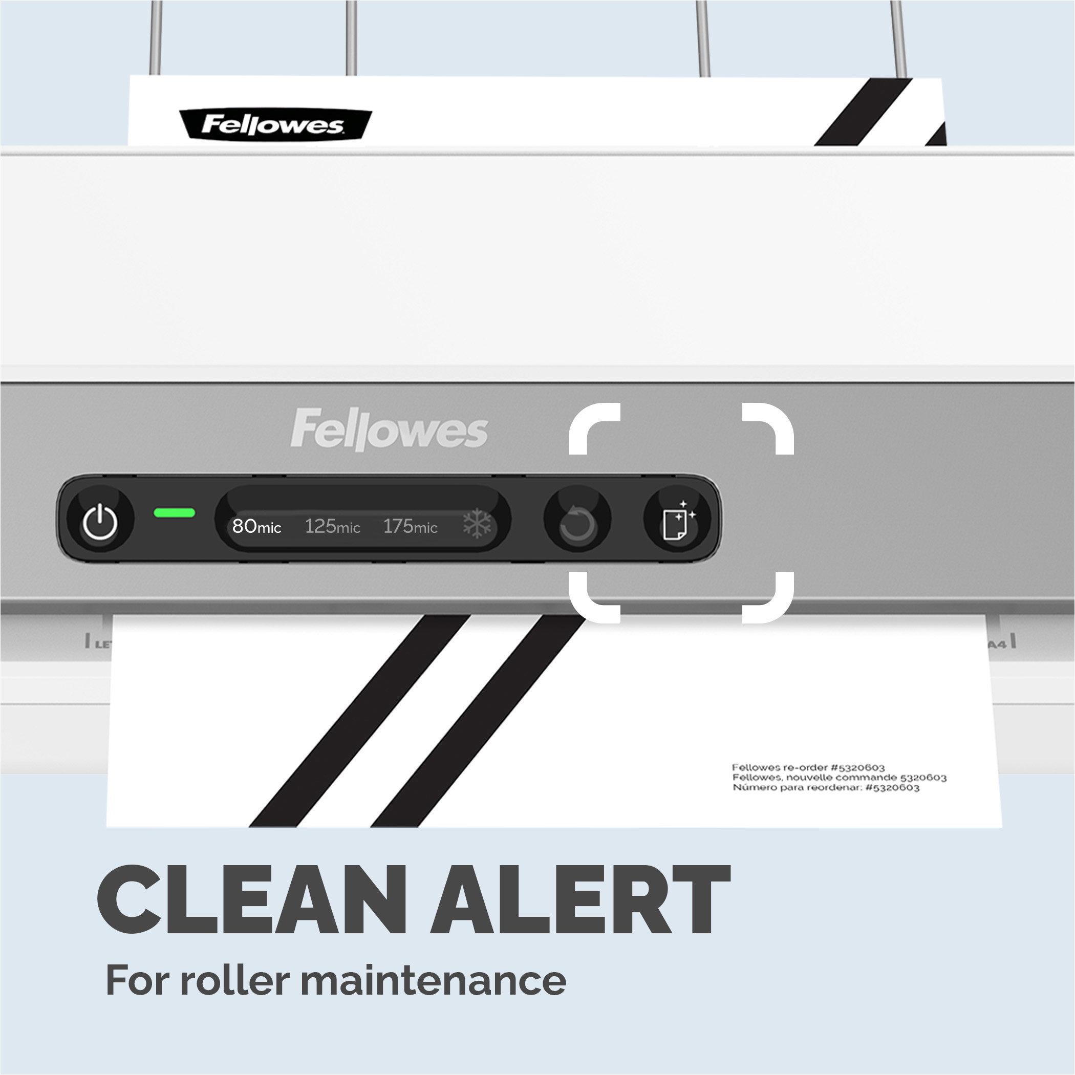 8058601 Fellowes AMARIS A3 Hot A3 Laminator White, Grey