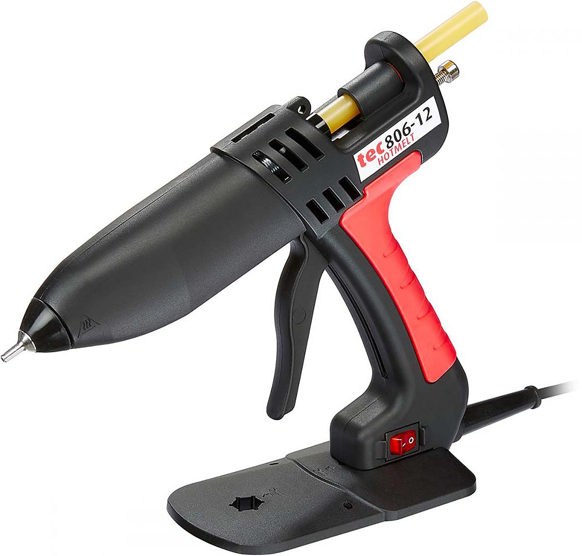 Power Adhesives Tec806 Corded Glue Gun, 12 mm 250 W, Type G - British