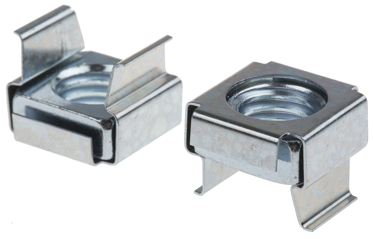 RS PRO Steel Metric Cage Nut