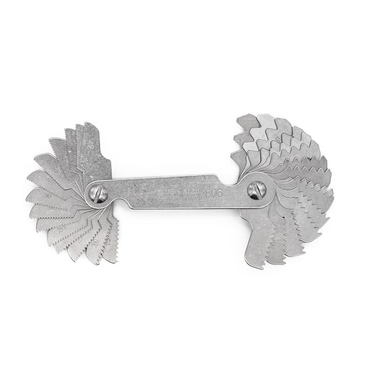 Moore & Wright, 30 Blades Thread Pitch Gauge, Fine thread type
