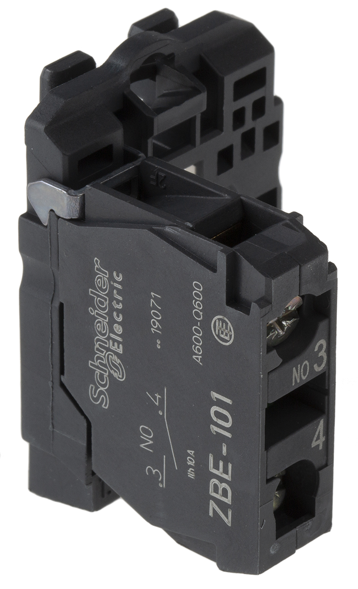 zb5az101 Schneider Electric Harmony XB5 Contact Block 1NO Screw terminal