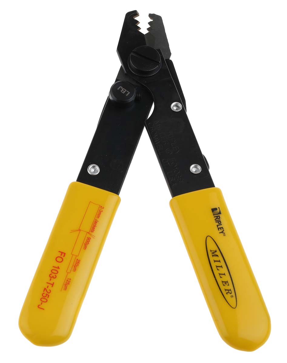 Miller FO 103 Series Fibre Optic Insulated Wire Stripper, 137 mm Overall