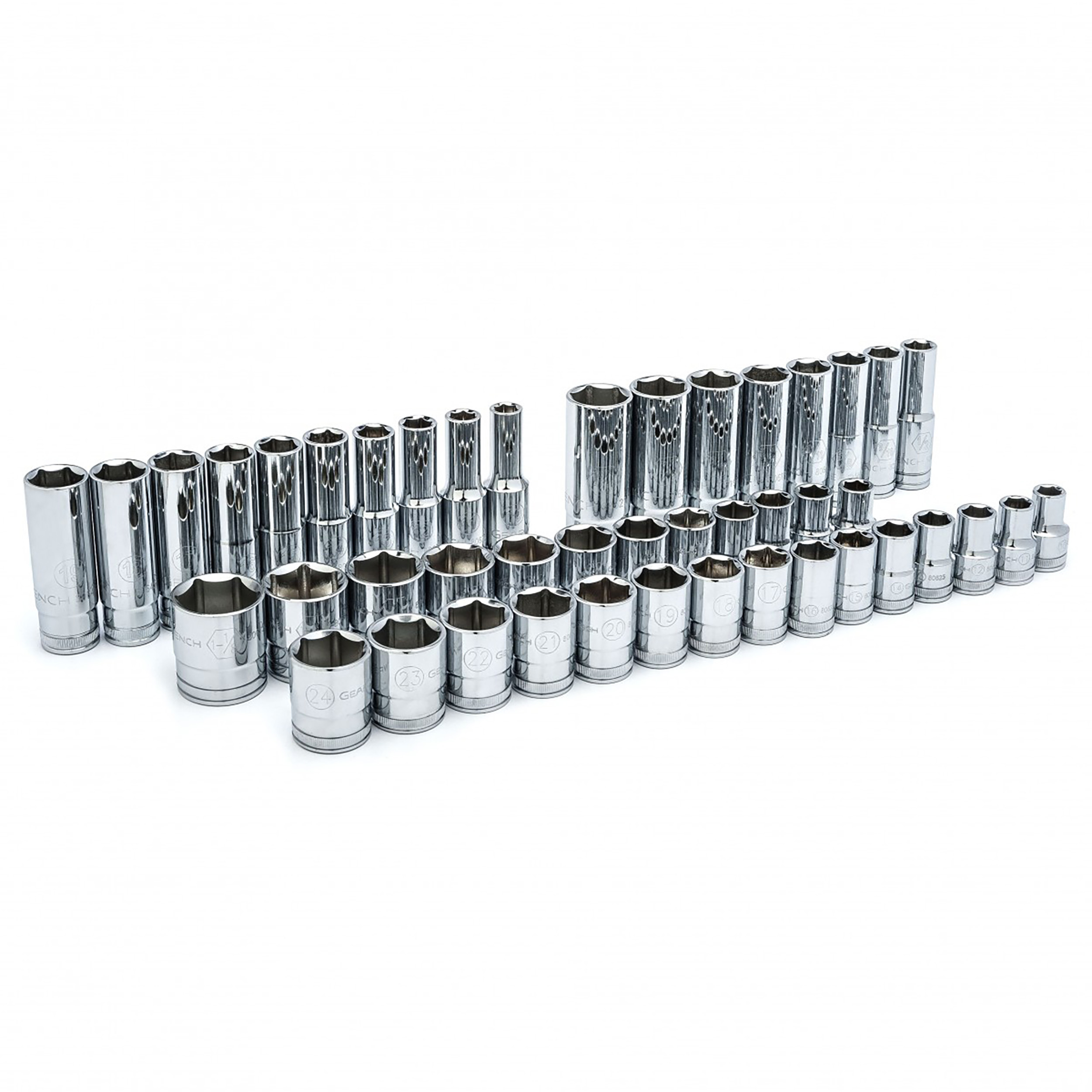 GearWrench 49-Piece 1/2 in 6 Point Socket Set