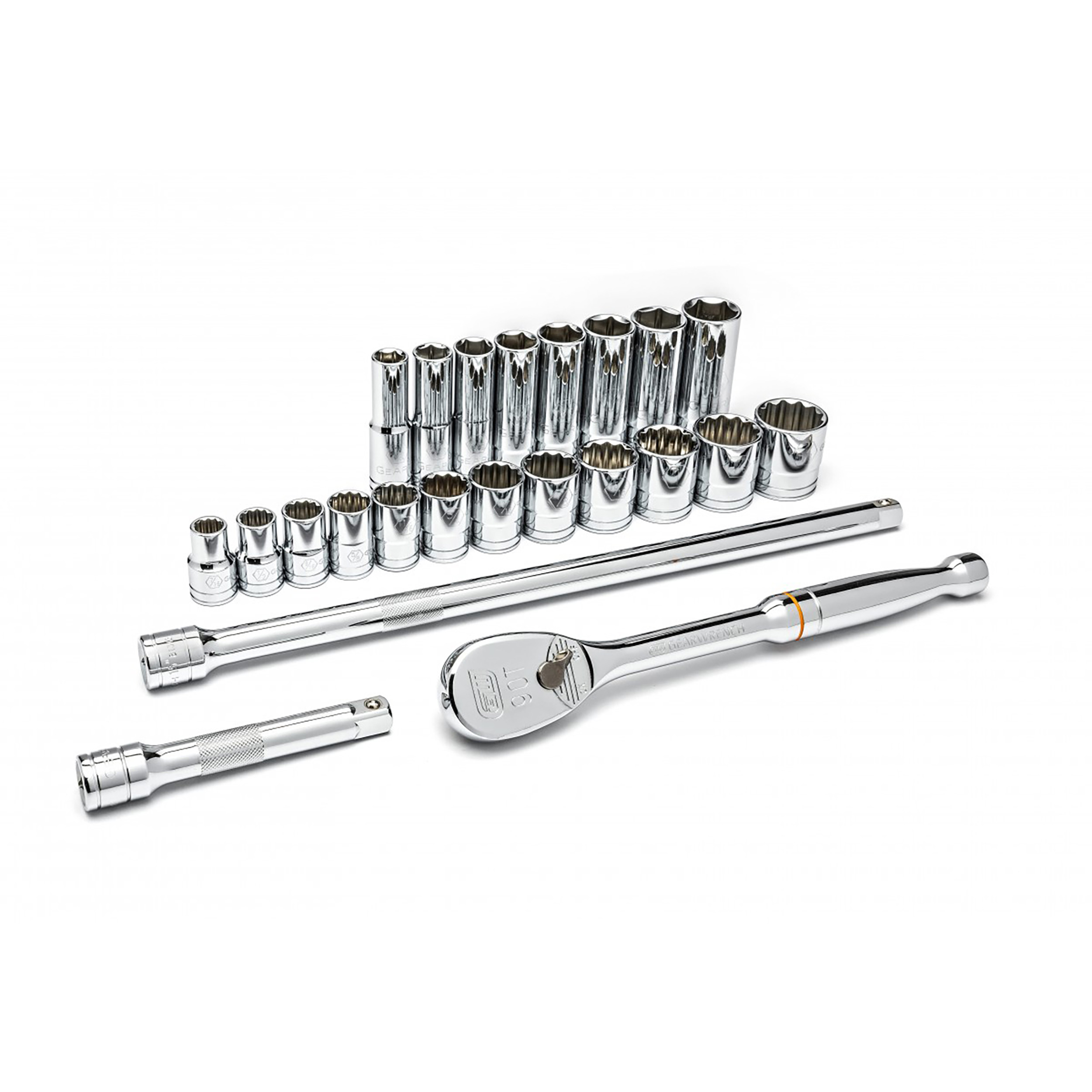 GearWrench 23-Piece 1/2 in 6 Point Socket Set
