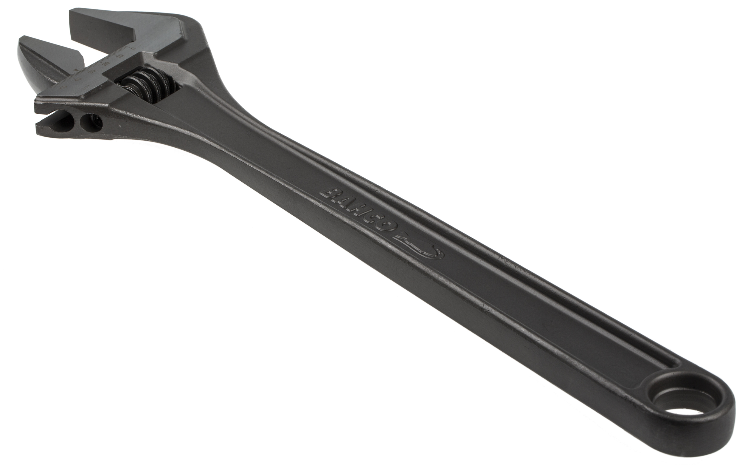 Bahco Adjustable, 455mm Overall, 53 mm Jaw Capacity, Metal Handle Non-Sparking